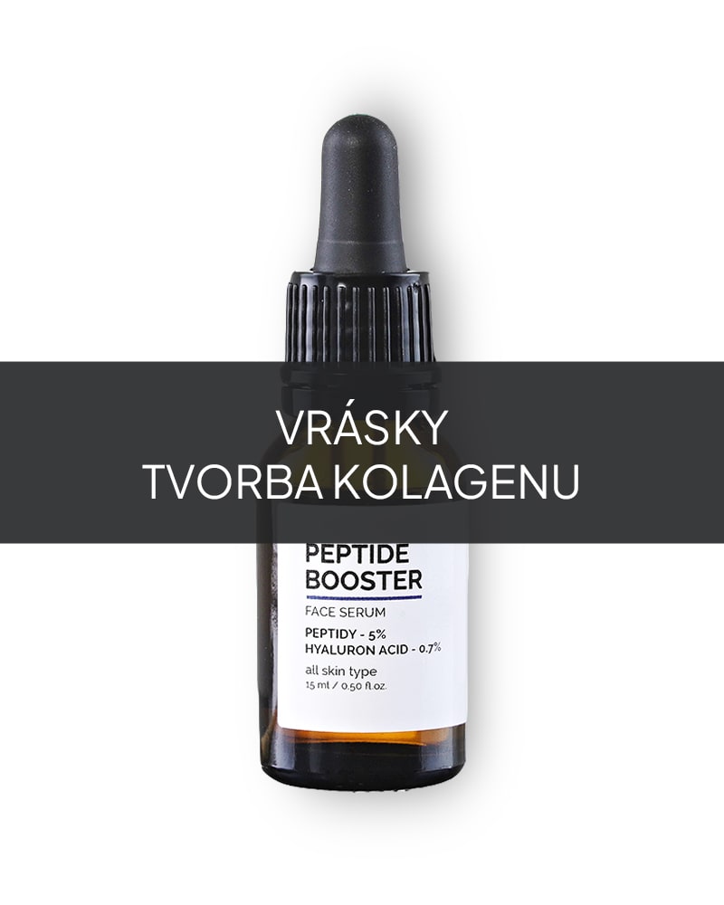 Přírodní pleťové sérum Peptide Booster pro vrásky a tvorbu kolagenu