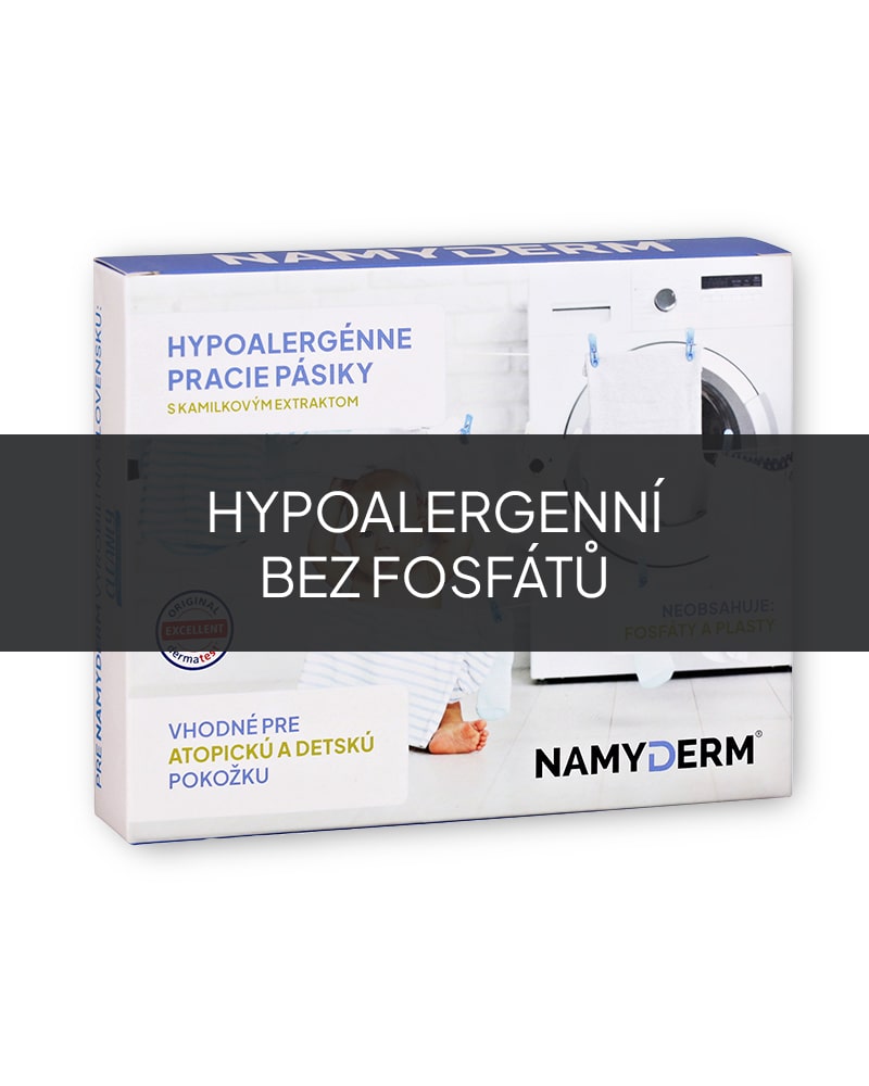 Hypoalergenní prací proužky s heřmánkovým extraktem